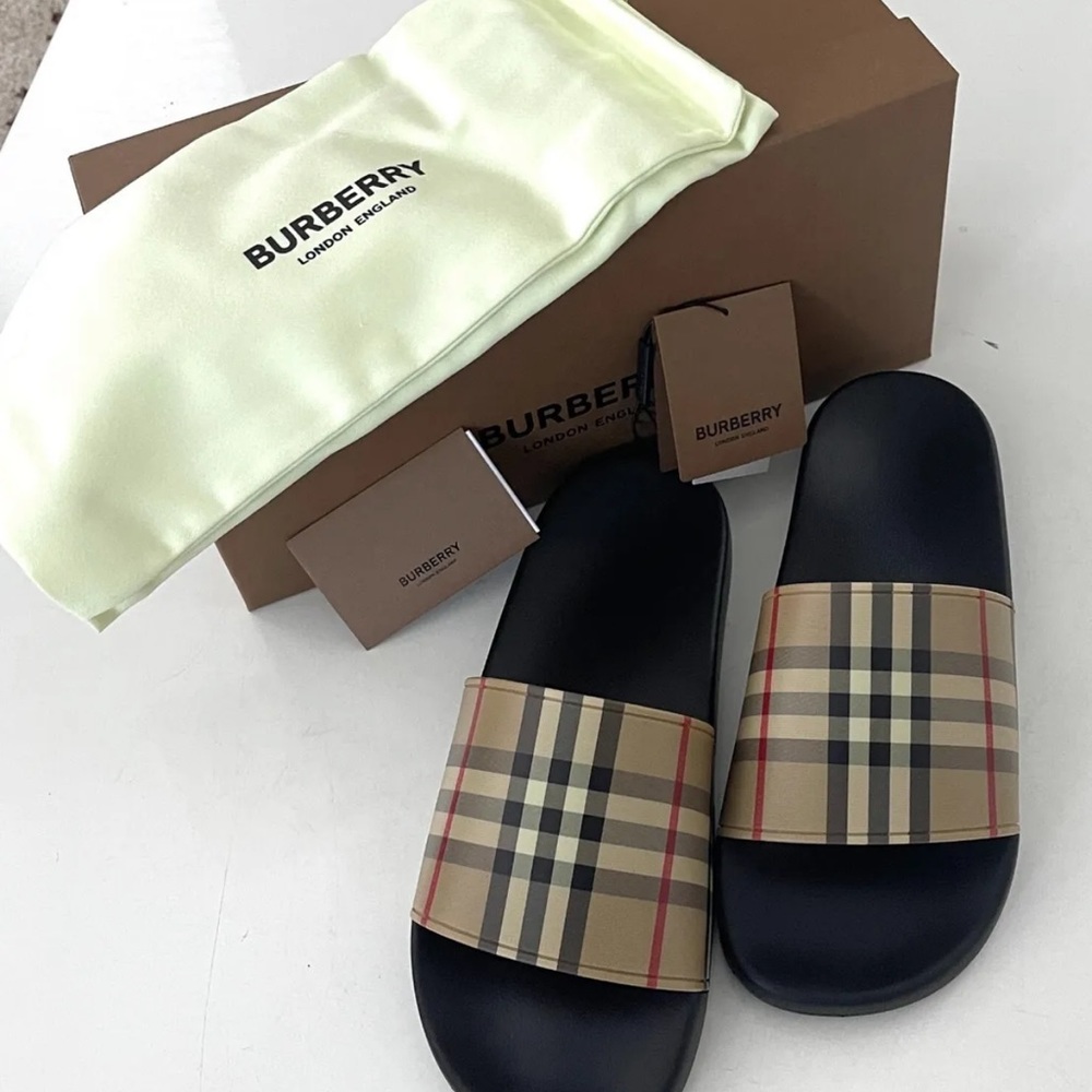 Brand new Burberry (UNISEX) sandals.